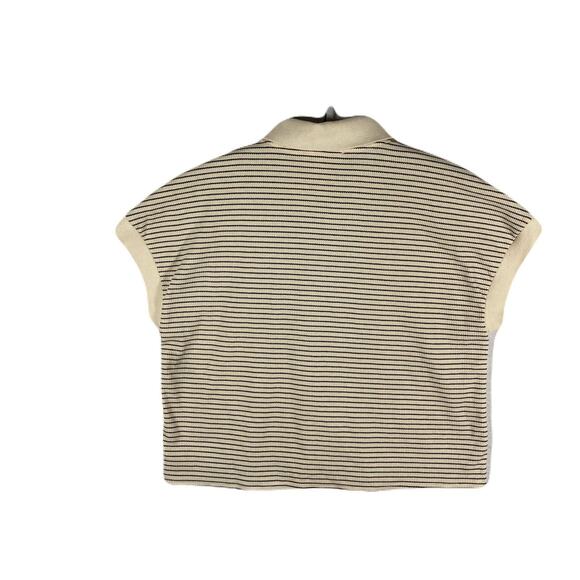 KIRIOUS Los Angeles Striped/Collared CropTop Womans Size S - Picture 5 of 8